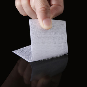 <b>Hook</b> And Loop Fasteners Non Woven Fabric Double Sided Adhesive For Window Screens And Door Curtains Easy To Install - Product Image 1