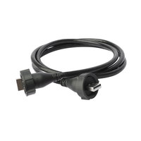 Konektor Sensor USB Tipe Bulat Lshitech dengan Kabel, Tahan Air IP68, 30V 1.5A, Female
