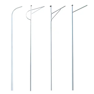 Personalizado ao ar livre 4m 5m 6m 7m <span class=keywords><strong>8m</strong></span> 9m 10m 12m duplo único braço preço galvanizado aço solar poste poste de luz poste de lâmpada - Product Image 1