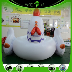 Hongyi Inflatable Cock Float tùy chỉnh Inflatable nổi gà động vật hồ bơi nổi đồ chơi - Product Image 5