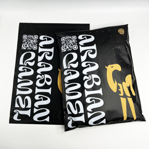Custom Matte Black Poly Mailers Logo Print <b>Waterproof</b> Self Seal Shipping Bags Clothing Boutique Packaging Mailing Envelopes - Product Image 2