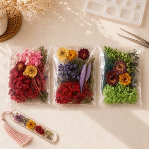 Mezcla de Flores Secas y Preservadas Coloridas: Paniculata, Girasol y Hortensia para Decoración de Bodas, Manualidades y Hogar, Venta al Por Mayor - Product Image 1