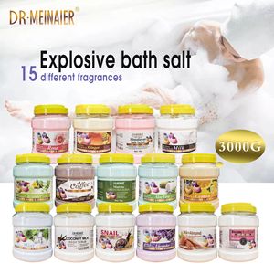 Gommage exfoliant pour le bain relaxant SPA en gros, 3 kg, nettoyage en profondeur, biologique, naturel, au <span class=keywords><strong>lait</strong></span> de rose, blanchissant, bombe de sel instantanée - Product Image 2