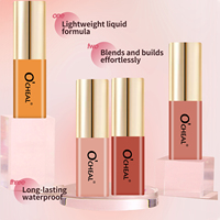 O'CHEAL Blush liquide mat en velours, longue tenue, certifié CE, couleur nude, utilisations multiples, 3 ml, teint moyen
