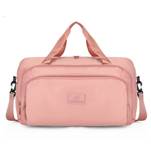 Casual Travel <b>Bag</b> Adjustable Crossbody Strap Embossed Leather Logo Dual Side Pockets Thick Webbing Handle Shoulder Storage <b>Bag</b> - Product Image 2