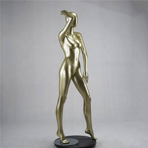 Maniquí Femenino <span class=keywords><strong>de</strong></span> Latón Color Dorado con Cabeza <span class=keywords><strong>de</strong></span> Huevo para Exhibición <span class=keywords><strong>de</strong></span> Ropa Interior Femenina, Precio <span class=keywords><strong>de</strong></span> Fábrica en China - Product Image 3