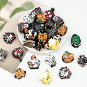 2025 personnalisable Halloween perlé bijoux bracelet à bricoler soi-même broche nouvelles perles en métal en vrac - Product Image 4
