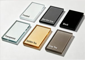 Porte de <span class=keywords><strong>garage</strong></span> panoramique moderne sans cadre en verre, étanche, électrique, à moteur automatique, en aluminium, pour villa immobilière - Product Image 5