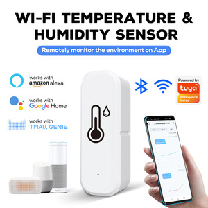 <b>Temperature</b> Humidity Sensor Wi-Fi App Control Battery Powered Environmental Monitor Indoor Smart Home Device - Product Image 5