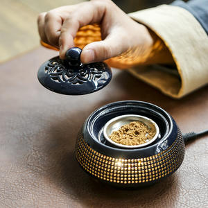 Offre Spéciale : Brûleur d'encens électrique pour Bakhoor d'Agarwood et Porte-encens en Porcelaine – Option Économique - Product Image 4