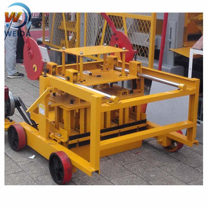 QM4-45 động cơ diesel di chuyển khối bê tông Máy làm gạch máy mà không cần <span class=keywords><strong>Pallet</strong></span> ở Nam Phi - Product Image 2