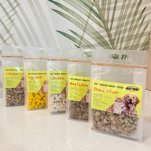 Yeni 200g yumurta sarısı tavuk Pet foo% % organik köpek davranır Hamster hiçbir eklenen dondurularak kurutulmuş kedi köpek aperatifler - Product Image 3