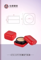 A701-B Nouvelle conception populaire de luxe, boîte à coussin d'air carrée pour BB Cream et CC Cream avec miroir, couleur nude, prix