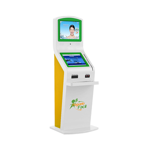 Vé máy quảng cáo màn hình tự dịch vụ <span class=keywords><strong>Dual</strong></span> Màn hình thanh toán kiosk - Product Image 1