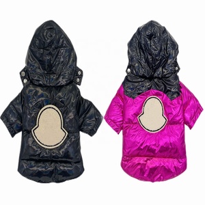 Invierno cálido mascota perro abajo chaqueta de marca de lujo cachorro chaqueta bulldog francés diseñador ropa para perros Venta al por mayor dropshipping - Product Image 1