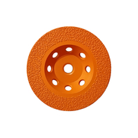 Disque de meulage diamanté brasé à haute résistance à l'usure, compatible avec les meuleuses d'angle, pour le meulage du fonte et de la céramique