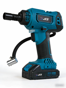 ปั๊มลมพกพาไร้สาย 21V ใช้แบตเตอรี่ลิเธียม - Product Image 2