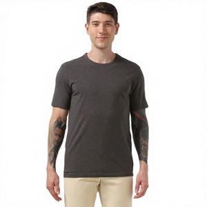 เสื้อยืดผู้ชายแบบลำลอง ผ้าฝ้ายเนื้อนุ่ม พิมพ์ลายซิลค์สกรีน ดีไซน์เรียบง่าย เป็นมิตรต่อสิ่งแวดล้อม เหมาะสำหรับใส่ในชีวิตประจำวัน - Product Image 3