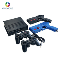 Pistol lampu USB 4 lampu, pistol lampu USB dengan Mini PC Kit kotak Game untuk Game menembak PC dengan dampak dan mundur
