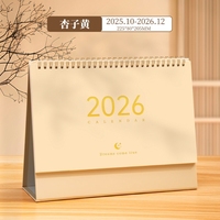 Calendrier de table en bois Morandi 2026 Décoration de bureau avec horloge et cadre photo pour étudiants