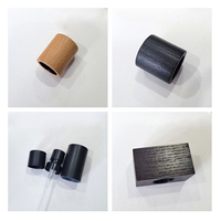 Tapa de Madera Negra para Perfume, Calidad Nogal, Fresno, Haya