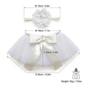 Robe en mousseline de soie blanche de 23 pouces pour femme, style grande taille - Product Image 3