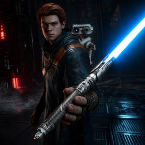 Sable de Luz Nexussabers <span class=keywords><strong>Cal</strong></span> Kestis para Duelos Pesados, Espada Láser con Empuñadura de Metal y Movimiento Suave para Batallas de Cosplay Profesional - Product Image 1