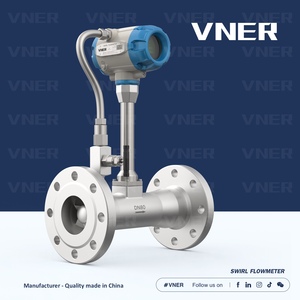 Xoắn ốc nhiệt độ và áp suất lưu lượng kế <span class=keywords><strong>LCD</strong></span> hiển thị tùy chỉnh OEM hỗ trợ biến khu vực đo lưu lượng thép không gỉ - Product Image 6