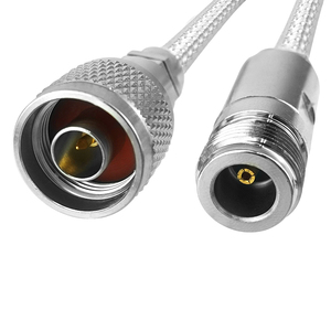 N Type Male to N Type Female RF Coaxial Jumper <b>Cable</b> 100mm Low Loss RF Test <b>Cable</b> 84g - Product Image 1