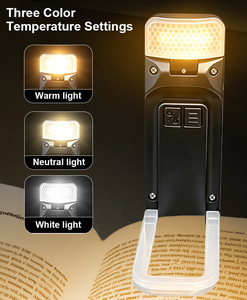 Custom Logo water resistant book light bed reading light promotional gift reading <b>lamp</b> wholesale book light OEM Back to School - Product Image 2