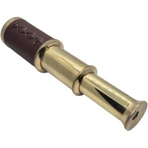 Prime Nautical 6 Inch <b>Brass</b> Pirates <b>Telescope</b> Collapsible Handheld Monocular 28mm Objective Lens 3.3 Field View for Adventure - Product Image 6