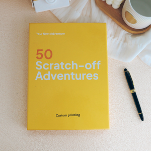 Ovo Printing Couverture rigide 50 aventures à gratter et jeux de nuit de date Adventure <span class=keywords><strong>Challenge</strong></span> Couples Scratch Off <span class=keywords><strong>Book</strong></span> - Product Image 2