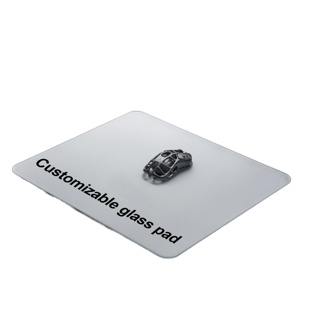 Custom Tempered Glass Gaming Mouse Pad Non Slip Base Esports Level Speed Precision Waterproof Durable for Office Gaming
