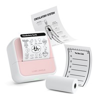 Printer Thermal Portabel Nirkabel 58mm/80mm untuk Stiker, Struk, dan Label Mini
