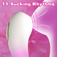 Nouveau Vibrateur Double Tête à 11 Vitesses avec Effet de Succion et Dégradé, Étanche IPX5, Rechargeable, pour Masturbation Féminine et Stimulation Clitoridienne
