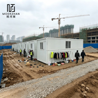 Maison Conteneur Pliante en Promotion 20ft 40ft Préfabriquée Mobile pour Hôtel et Camp de Travail