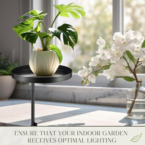 Étagère à plantes pour rebord de fenêtre, plateau réglable à fixer au rebord, pour plantes d'intérieur, plateau d'extension en métal, jardinière, étagères flottantes - Product Image 2