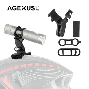 AGEKUSL, accesorios para <span class=keywords><strong>bicicleta</strong></span>, soporte para lámpara de cabeza de ciclo, soporte para casco, soporte de luz frontal para Garmin <span class=keywords><strong>Cateye</strong></span> GOPRO - Product Image 2