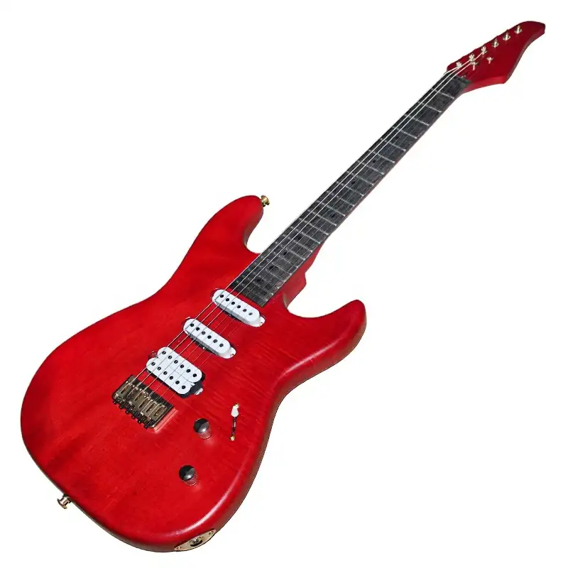 Flyoung Matte Red 6 Saiten E-Gitarre Günstiger Preis Gitarre Fabrik Gitarre