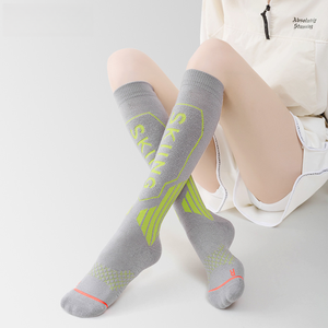 Usine femmes épais éponge hiver chaud Snowboard Ski chaussettes <span class=keywords><strong>laine</strong></span> mérinos thermique genou haute randonnée <span class=keywords><strong>bas</strong></span> - Product Image 3