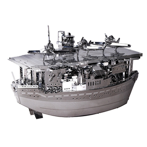 Rompecabezas Metálico 3D Nano, Mini Portaaviones Japonés <span class=keywords><strong>Akagi</strong></span>, Modelo de Construcción, Juguete de Ensamblaje con Corte Láser 3D - Product Image 3