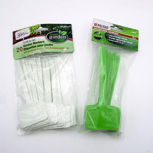 Etiqueta de plástico rectangular, resistente al agua, grabable, duradera, para decoración de jardín y oficina - Product Image 2