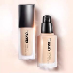 Wholesale Luxury <b>50ml</b> Square Glass Cream <b>Bottle</b> with Press Dropper Custom Luxury Skincare Cosmetic Serum Oil for Face Cream Use - Product Image 1