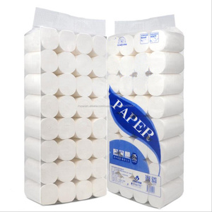 Blanco virgen suave baño tejido de baño de impresión de papel OEM 1 <span class=keywords><strong>2</strong></span> capas de papel higiénico - Product Image 5