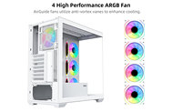 Gabinete Gamer SV01 Blanco ATX MATX ITX al por Mayor, Caja de PC con Cristal Templado y Ventilador, Gabinete para Juegos de PC, Caja, Boitier