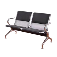 Vente en gros de banc de zone d'attente chaise d'hôpital 4 places en métal aluminium chaise de réception chaise d'aéroport