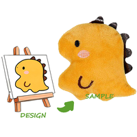 Porte-clés personnalisé en peluche super douce avec rembourrage en polyester et coton PP, jouet en peluche en boîte surprise