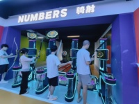 Machine d'arcade NINIX, jeu de tir à l'arc interactif mobile, simulateur numérique, aire de jeux intérieure, sports, garantie 1 an, métal, anglais
