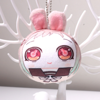 Vente en gros Offre spéciale Oreiller de dessin animé Bon marché Vente en gros Oreiller de dessin animé Porte-clés personnalisé en peluche 2 voies
