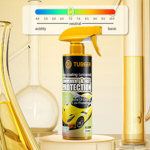 Agent de revêtement nano polymère et brillant universel pour la protection de la peinture automobile, hydrophobe, imperméable, 350 ml, support OEM, étiquette privée - Product Image 6